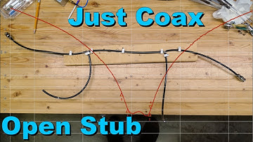 Create a Band Reject Filter using Coax - OPEN STUB VERSION (049a)
