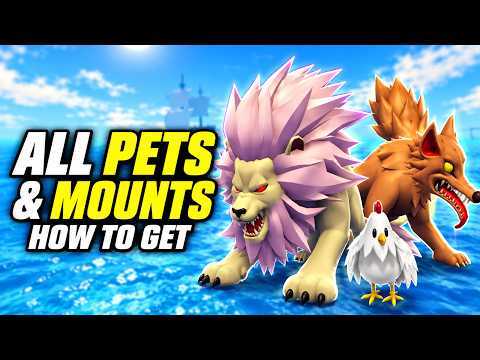 ALL PETS &amp; MOUNTS &amp; HOW TO GET THEM in GRAND BLUE Roblox