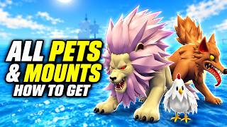 ALL PETS & MOUNTS & HOW TO GET THEM in GRAND BLUE Roblox