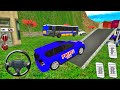 US Police Prado Car Transporter - Offroad Multi Trailer Truck Driving - Android Gameplay