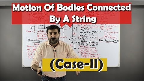 XI-Physics |Case2 |When one Body Moves Vertically & Other Body Moves On Horizontal Surface | Chap.3