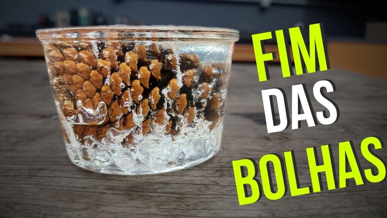 Bolhas na resina nunca mais - Panela eliminadora de bolhas