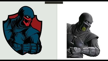 Ninja Assassin Warrior Mascot Logo Design Tutorial - Learn Coreldraw with Ahsan Sabri