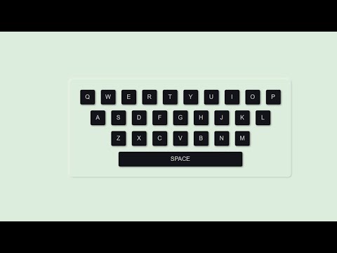 #codewing #neumorphic AMAZING NEUMORPHIC KEYBOARD USING HTML AND CSS ONLY