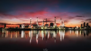 Time lapse (4K) : Bangchak Oil Refinery II