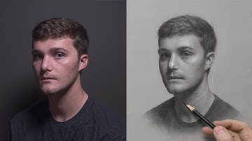✨Time-Lapse: David Jamieson Draws a Portrait with Pencils, Graphite Powder and White Chalk