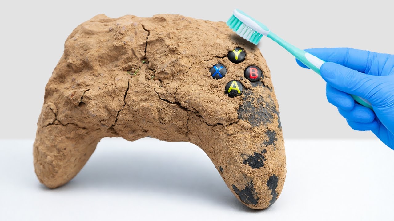 Satisfying Deep Cleaning The Dirtiest PXN 9613 Game Controller  ASMR Sounds | Change Cleaning ASMR