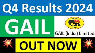 GAIL Q4 results 2024 | GAIL results today | GAIL Share News | GAIL Share latest news | GAIL Dividend