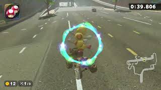 Crown City Glitch - 203.432 - Pluto Mario Kart World World Record