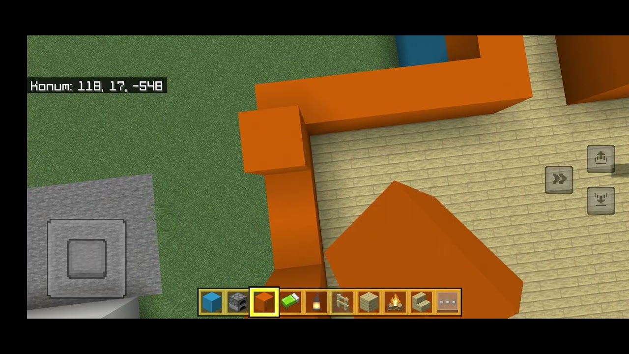 Minecraft ta ev yaptım