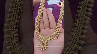 👑 Trending Non-Idol Haram Set | Timeless South Indian Beauty