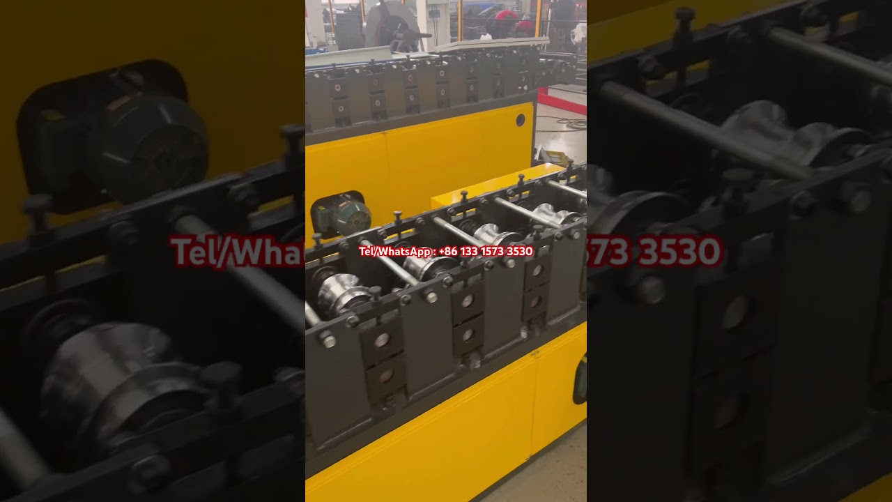 Rolling Shutter Door Strips Roll Forming Machine With Embossing Plate