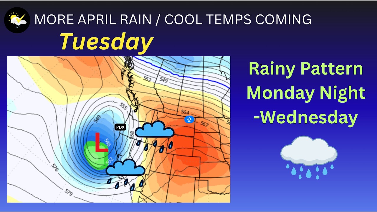 Portland Weather, Rainy Pattern About To Return - YouTube