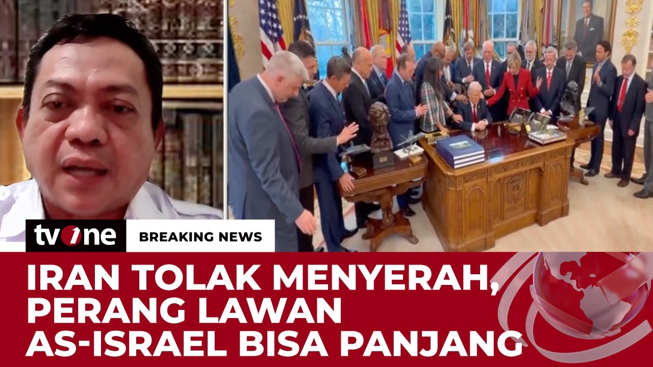 [BREAKING NEWS] Pengamat Timteng: Rudal Iran Masih Banyak, Diprediksi Perang Masih Panjang | tvOne