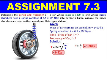 Assignment 7.3 | Class 11 Physics Chapter 7 Oscillations | Federal Board KP Board| Study with ME