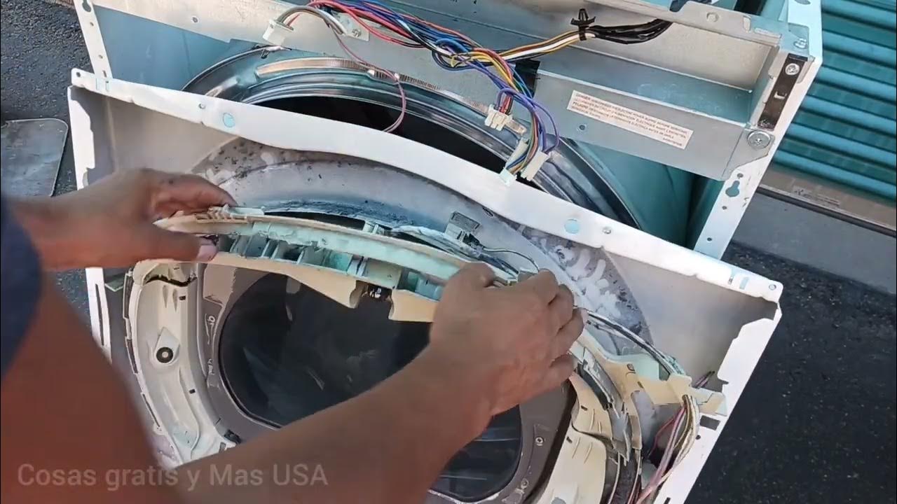 como desarmar secadora de gas GE general electric si hace ruido
