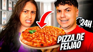 24 HORAS SÓ COMENDO PIZZA! *desafio*