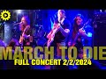 March to die  full concert with primordial 222024 live 8ball  thessaloniki  greece