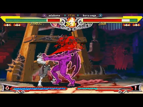 Fightcade 👊 Vampire Savior 👊🏾 Adabana 🇯🇵 Vs Kuru-Vega 🇯🇵 FT10 👊