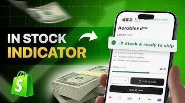 Add an IN STOCK Indicator to Shopify Product Page | Works in All Themes!