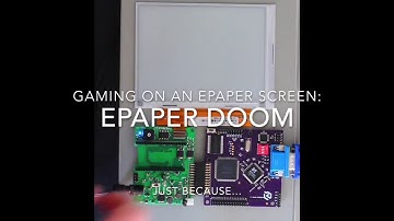 Playing Doom on an EPaper Display