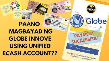 HOW TO PAY GLOBE INNOVE BILL USING UNIFIED ECASH ACCOUNT (ACTUAL) | She Smith #Unified #Globe #Ecash