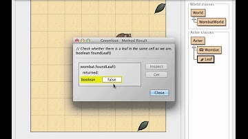 Interacting with objects in greenfoot
