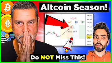"Millionaires Will Be Made!" Crypto Expert reveals EXACT DATE of Altcoin Season 2026!!