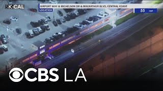 Stolen vehicle suspect leads pursuit from San Fernando Valley to John Wayne Airport