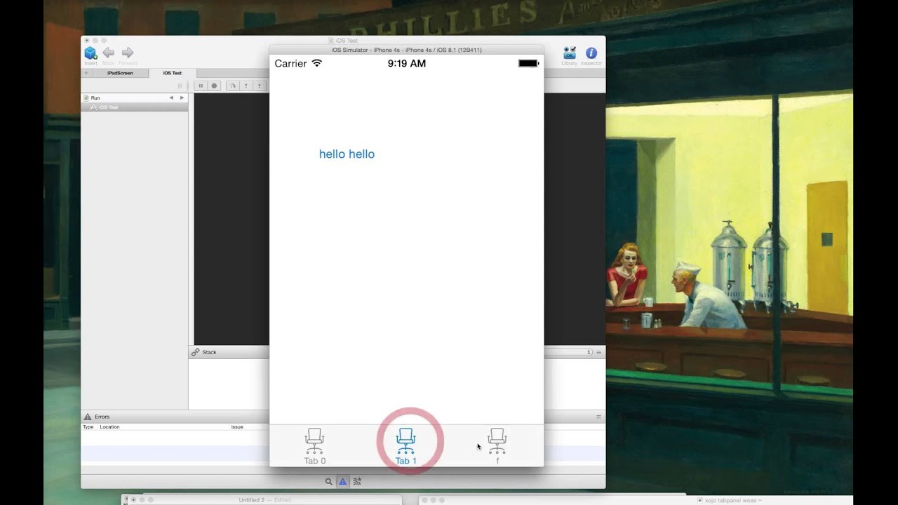 Xojo for iOS Tab Bar Part 2 Its working - YouTube