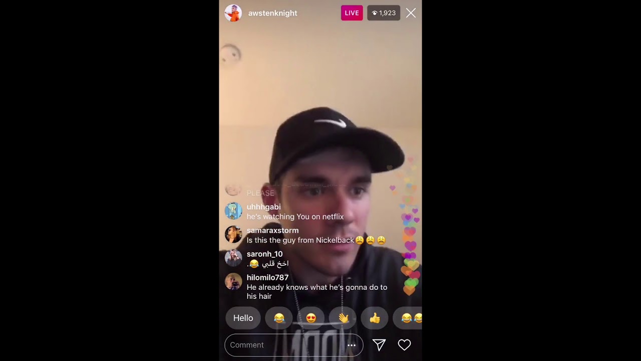 Awsten's Twitter 100K Livestream