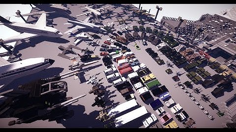 Minecraft Flans Mod Review Ep1 {Planes And Much More!}