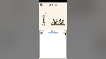 Draw puzzle level 62 Draw garden hose walkthrough