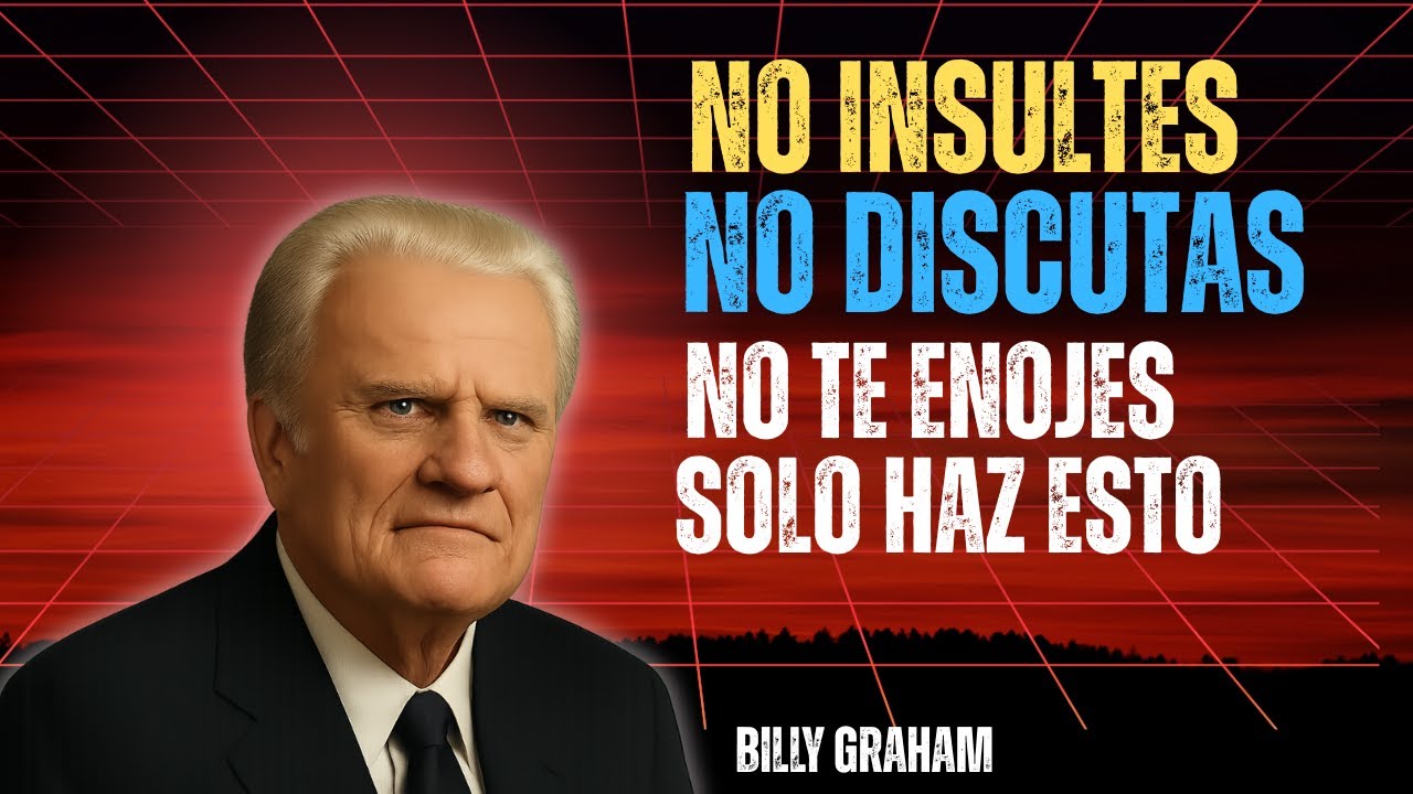 Si haces Esto Jamás Te Enojarás ni Molestarás por Nada ni con Nadie | Billy Graham