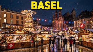 Basel Christmas Market 🇨🇭: Switzerland's Most Beautiful Christmas Market at Night