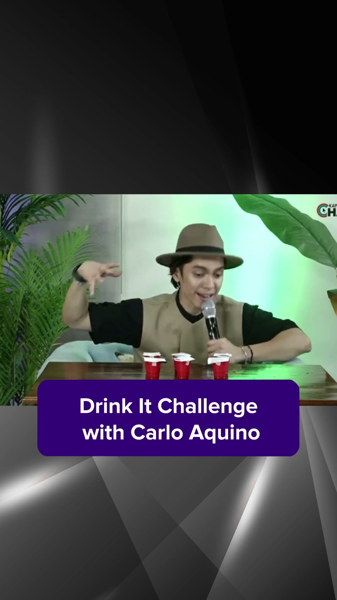 Drink It Challenge with Carlo Aquino | Kapamilya Shorts