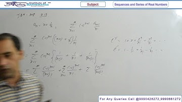 IIT JAM  2018  Sequences and Series of Real Numbers  Qno  13