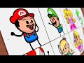 Drawing Cyanide &amp; Happiness &amp; Super Mario Characters