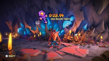 Crash Bandicoot 4 - N. Sanity Peak (0:28.94) Dev Relic