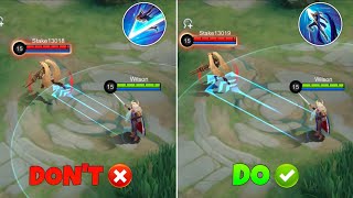 BEST USEFUL LANCELOT COMBO WHEN YOU CHASE ENEMY!! | Lancelot Tutorial | Fast Hand Tips & Tricks