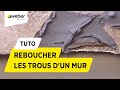 Comment rparer et reboucher les trous dun mur en bton    weber