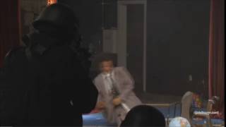 Eric Andre gets shot to a pulp