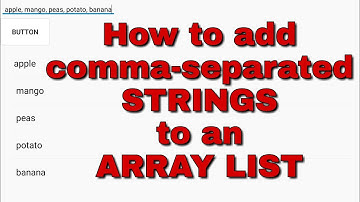 Add comma-separated texts to a list in sketchware