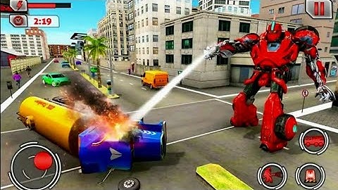 MOBIL TRUK ROBOT PEMADAM KEBAKARAN API BESAR - GAME TRUK 3D