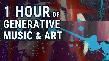 1 HOUR of Generative Ambient Music & Art by Christopher Sisk