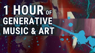 1 HOUR of Generative Ambient Music & Art by Christopher Sisk