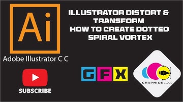 illustrator distort & transform  How to Create Dotted Spiral Vortex  Adobe Illustrator Tutorial