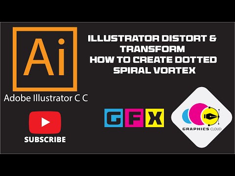 illustrator distort & transform  How to Create Dotted Spiral Vortex  Adobe Illustrator Tutorial