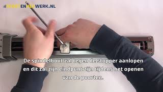 Poortenhekwerk.nl - Afstandhouder Monteren Voor De Pw220 En Pw320