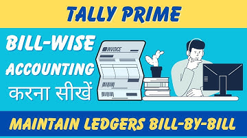 Bill wise Details in Tally Prime | Use of New Ref, Against Ref,Advance,On Account | #tallyprime